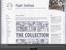 Tablet Screenshot of papelcontinuo.net